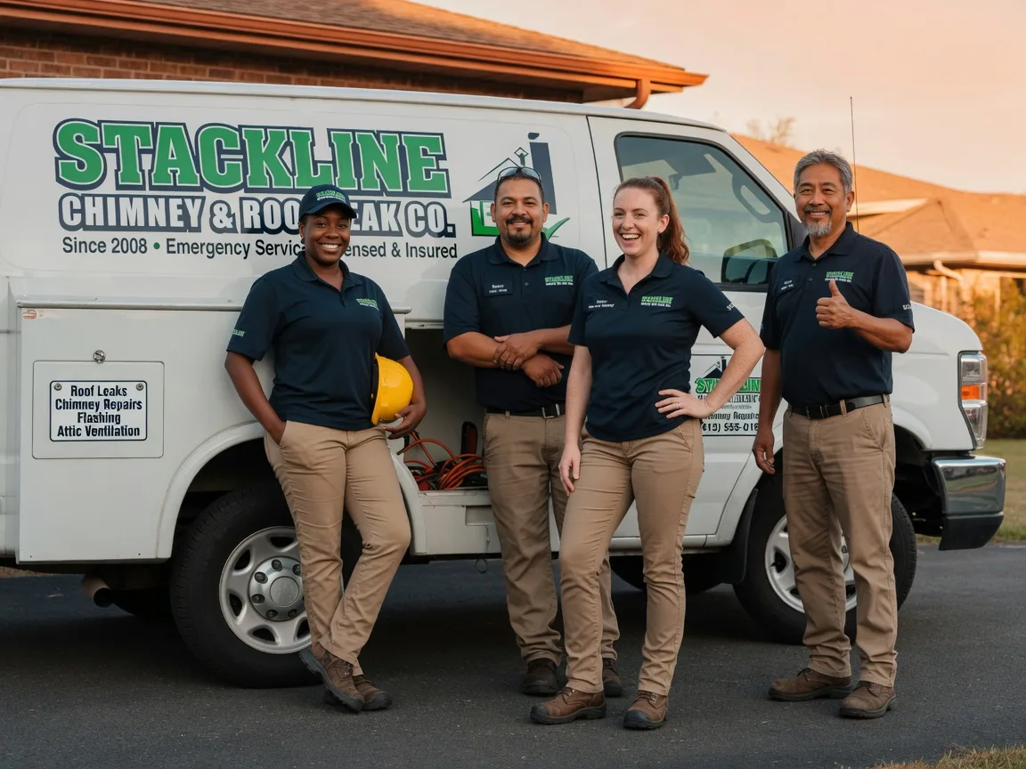 Chimney flashing repair company in Adams, OK